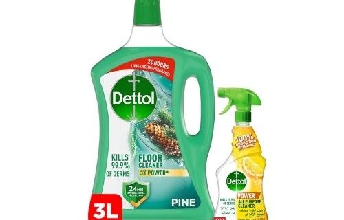 ديتول 3 لتر الصنوبر + بخاخ 500 مل ليمون