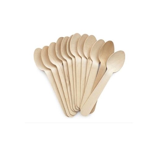 ملاعق خشب 50 حبة وسط