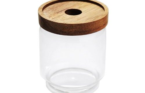 برطمان بغطاء خشبى مقاس 9 *10 سم ( 450 مل )