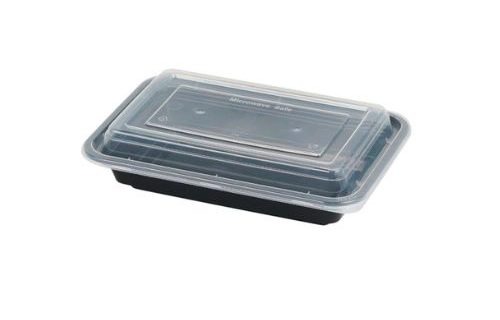 علب ميكرويف مستطيلة 10 حبات RO 16OZ