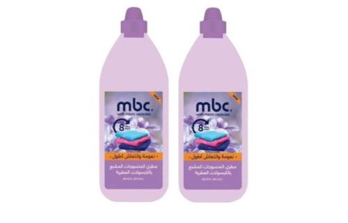 منعم ملابس 1.5 لتر MBC بنفسجي 2 حبة