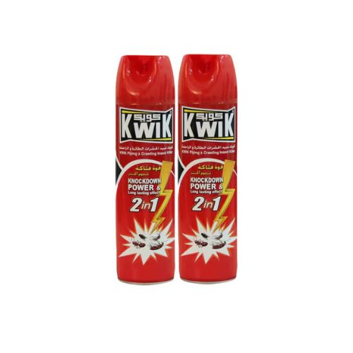 كويك مبيد الحشرات الطائرة والزاحفة 400 مل 2 حبة