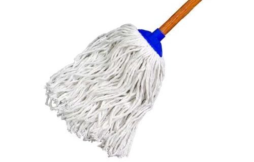 ممسحة مع خيوط القطن