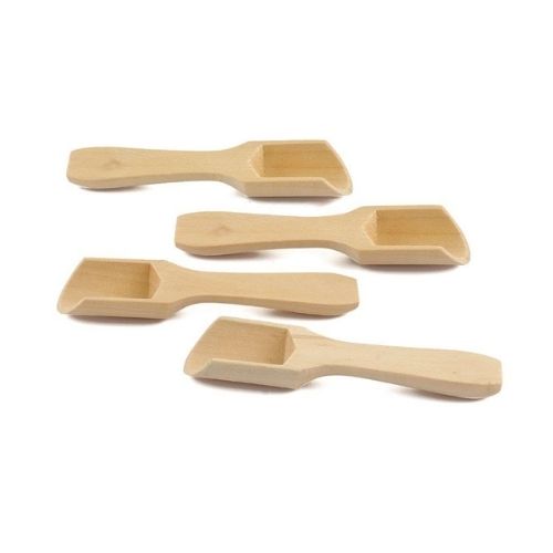 ملاعق خشب للتوابل حجم كبير عدد 4