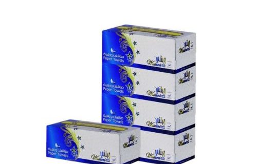 مناشف الوطني 100 ورقة 25 حبة