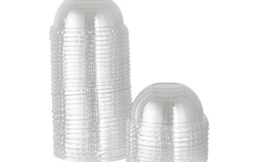 غطاء اكواب شفاف دائري 50 حبة