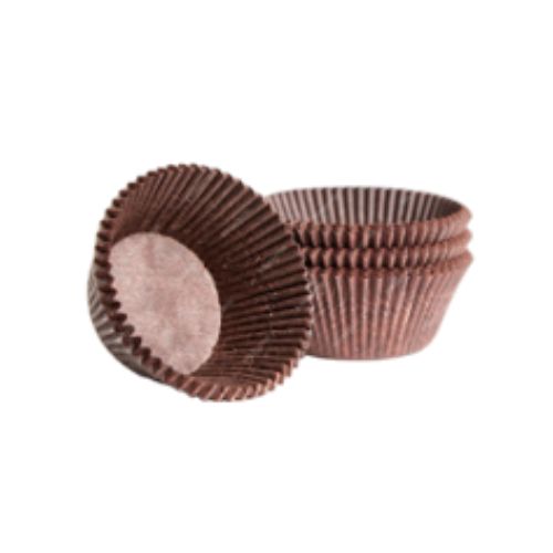 ورق كب كيك مقاس 12 بني